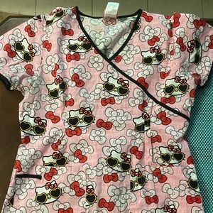Hello Kitty Medium Scrub top